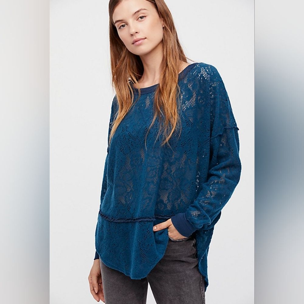 Free People Knitted Oversized Top